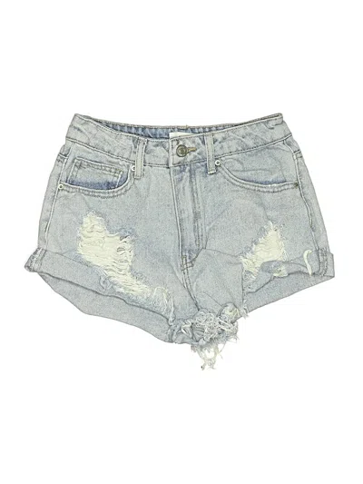 Pre-owned Forever 21 Plus Denim Shorts In Blue