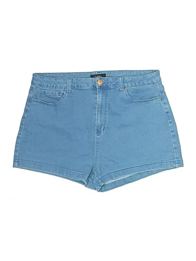 Pre-owned Forever 21 Plus Denim Shorts In Blue