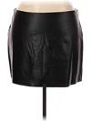 Forever 21 Plus Faux Leather Skirt In Black