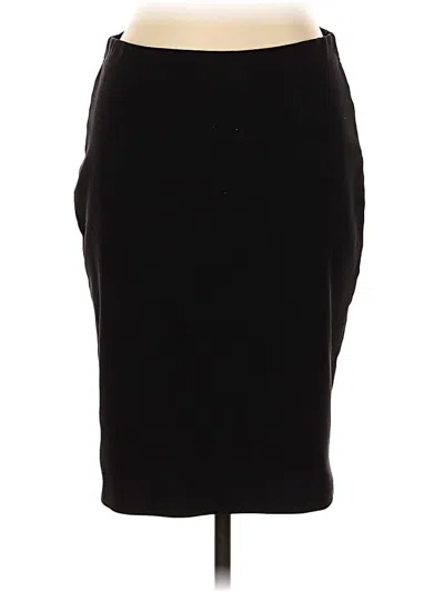 Pre-owned Forever 21 Plus Formal Skirt In Black