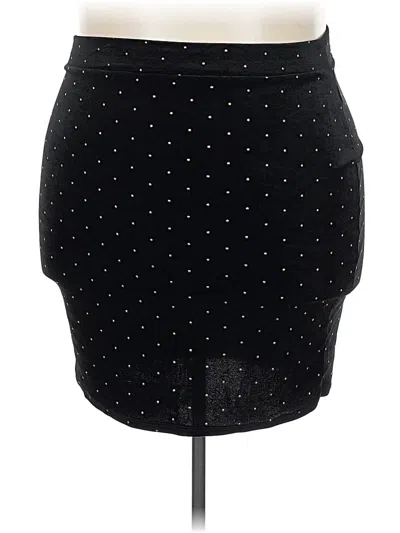 Pre-owned Forever 21 Plus Formal Skirt In Black