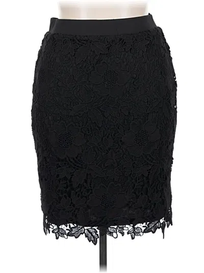 Pre-owned Forever 21 Plus Formal Skirt In Black