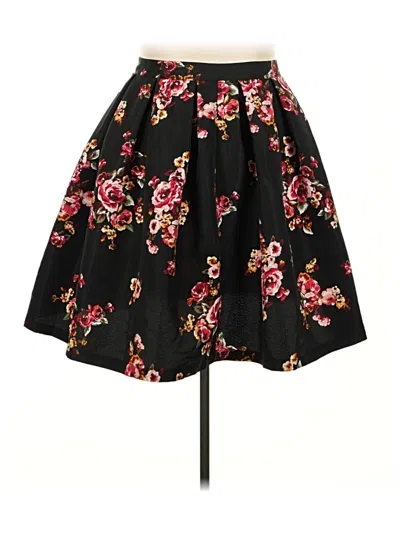 Pre-owned Forever 21 Plus Formal Skirt In Black