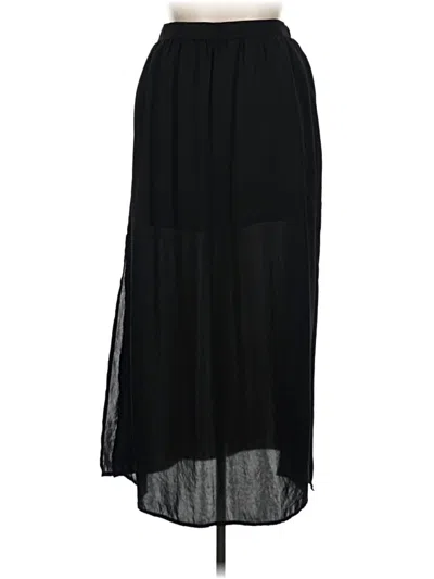 Pre-owned Forever 21 Plus Formal Skirt In Black