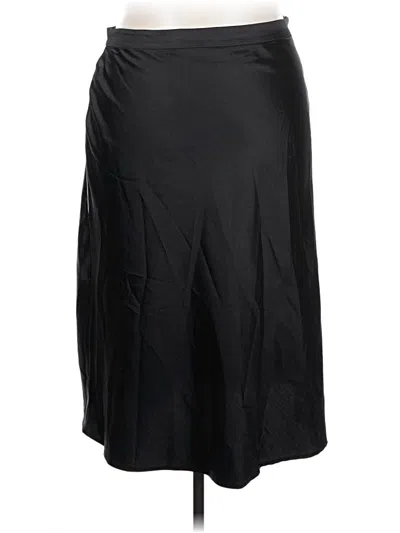 Pre-owned Forever 21 Plus Formal Skirt In Black