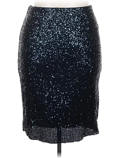Pre-owned Forever 21 Plus Formal Skirt In Blue