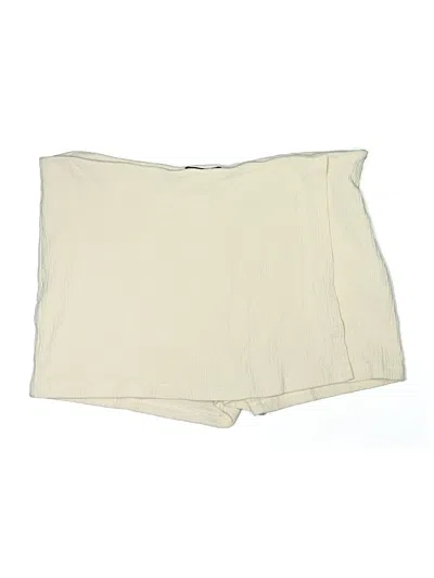 Pre-owned Forever 21 Plus Formal Skirt In Ivory