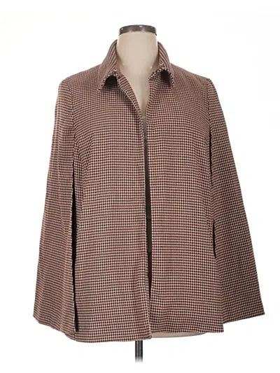 Pre-owned Forever 21 Plus Jacket In Brown