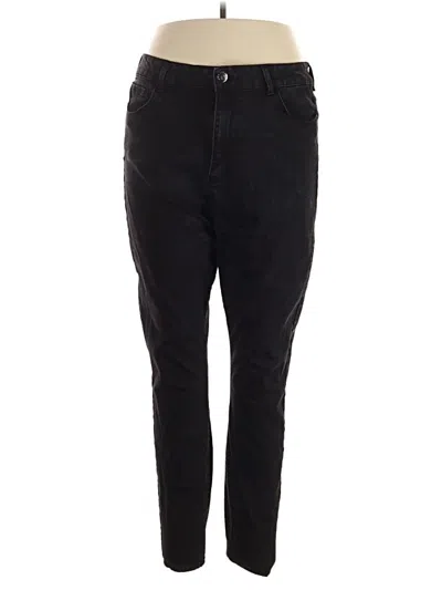 Pre-owned Forever 21 Plus Jeans In Black