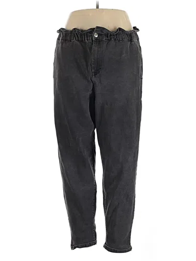 Pre-owned Forever 21 Plus Jeans In Black