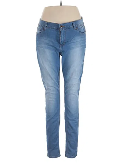 Pre-owned Forever 21 Plus Jeans In Blue