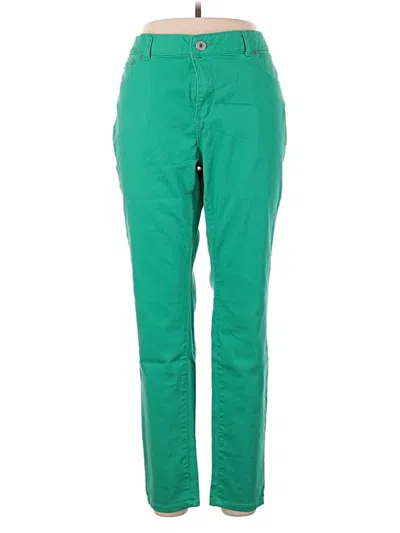 Pre-owned Forever 21 Plus Jeans In Green