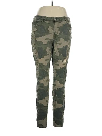 Pre-owned Forever 21 Plus Jeggings In Green