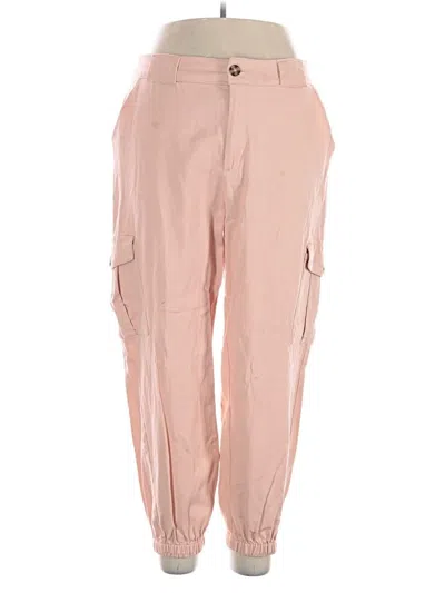 Pre-owned Forever 21 Plus Jeggings In Pink