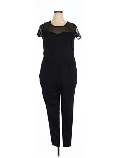 Pre-owned Forever 21 Plus Jumpsuit In Black