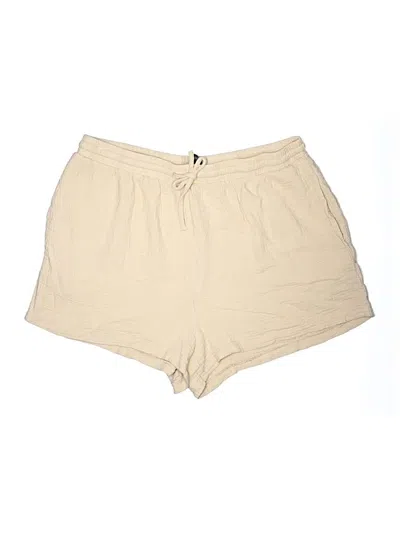 Pre-owned Forever 21 Plus Khaki Shorts In Tan