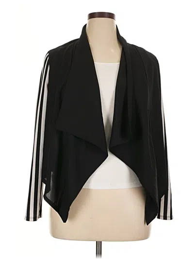 Pre-owned Forever 21 Plus Kimono In Black