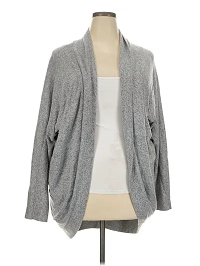 Pre-owned Forever 21 Plus Kimono In Gray