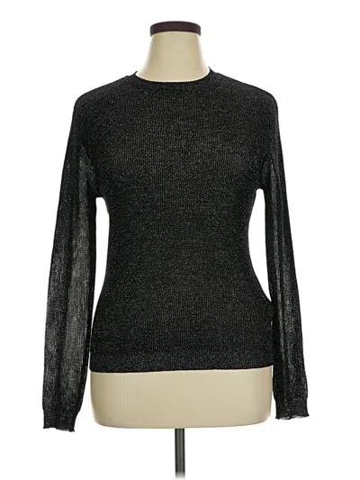 Pre-owned Forever 21 Plus Pullover Sweater In Black