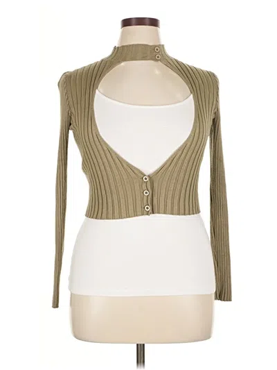 Pre-owned Forever 21 Plus Pullover Sweater In Brown