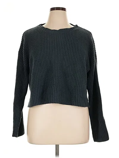 Pre-owned Forever 21 Plus Pullover Sweater In Gray