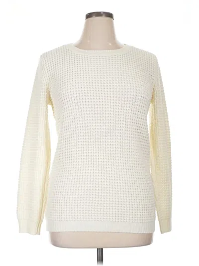 Pre-owned Forever 21 Plus Pullover Sweater In Ivory