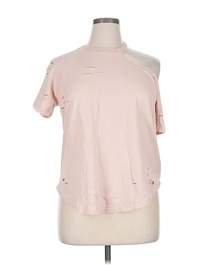 Pre-owned Forever 21 Plus Short Sleeve T-shirt In Pink