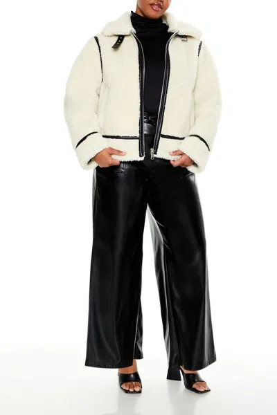 Forever 21 Plus Size Faux Leather Pants In Black