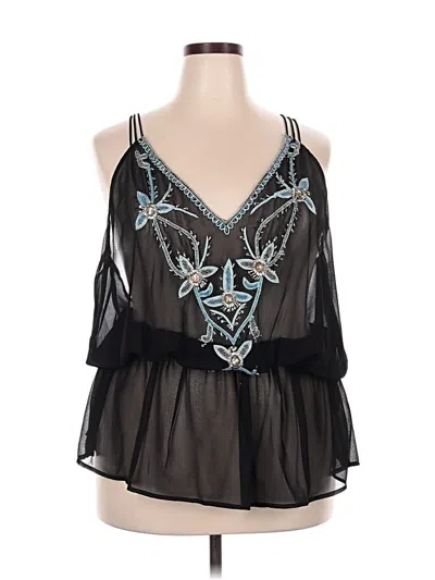 Forever 21 Plus Sleeveless Blouse In Black