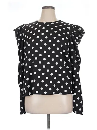 Pre-owned Forever 21 Plus Sleeveless Blouse In Black