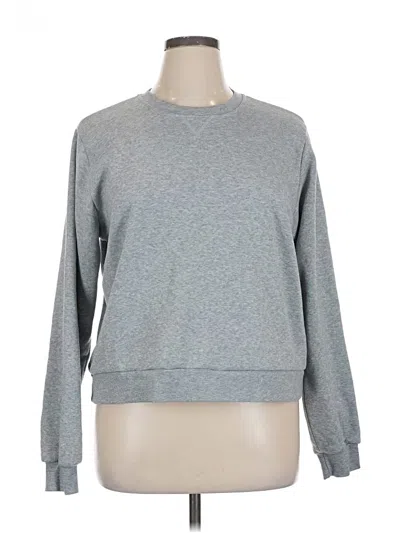 Pre-owned Forever 21 Plus Sweatshirt In Gray