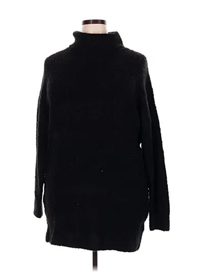 Pre-owned Forever 21 Plus Turtleneck Sweater In Black