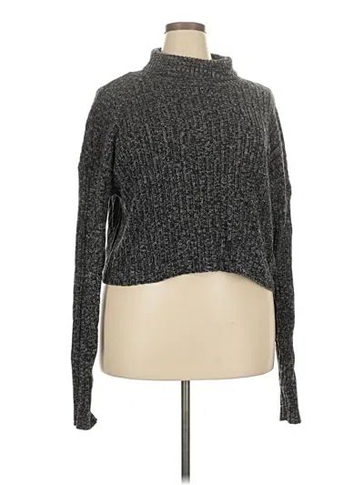 Pre-owned Forever 21 Plus Turtleneck Sweater In Gray