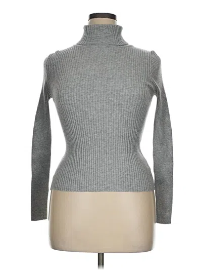 Pre-owned Forever 21 Plus Turtleneck Sweater In Gray