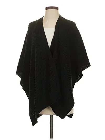 Pre-owned Forever 21 Poncho In Black