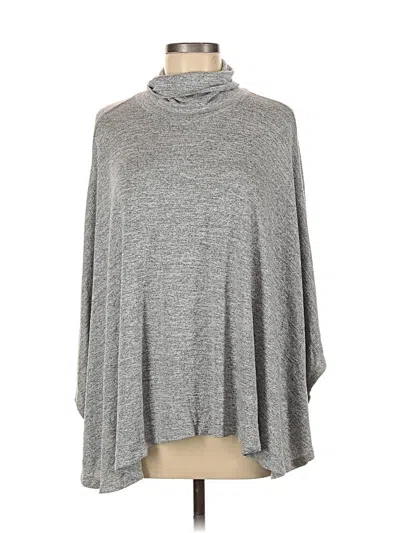 Pre-owned Forever 21 Poncho In Gray