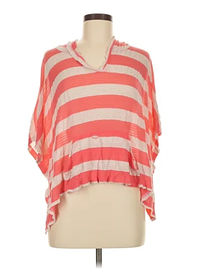 Pre-owned Forever 21 Poncho In Pink