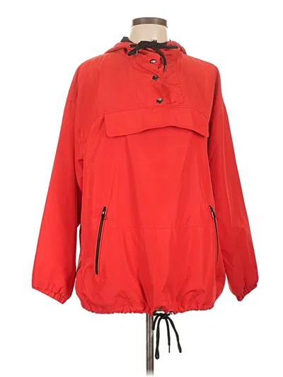 Pre-owned Forever 21 Poncho In Red