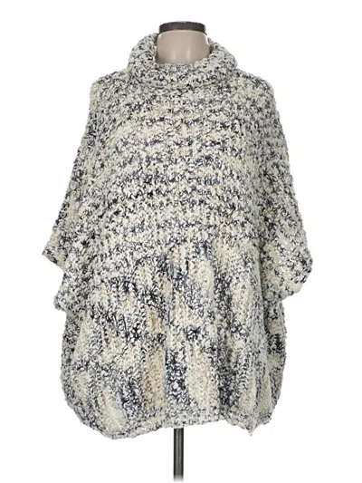 Pre-owned Forever 21 Poncho In Silver