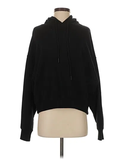 Pre-owned Forever 21 Pullover Hoodie In Black