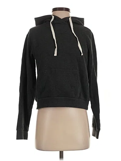 Pre-owned Forever 21 Pullover Hoodie In Black