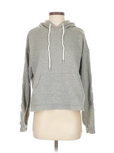 Pre-owned Forever 21 Pullover Hoodie In Gray