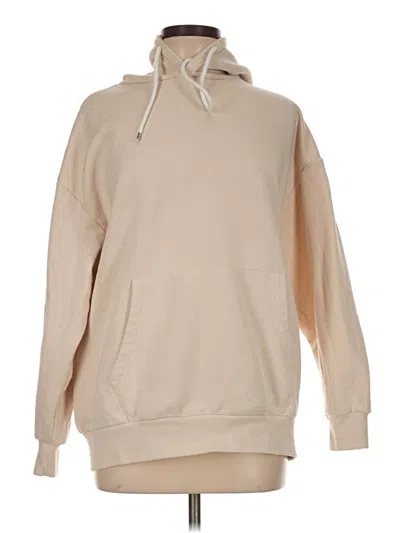 Pre-owned Forever 21 Pullover Hoodie In Tan