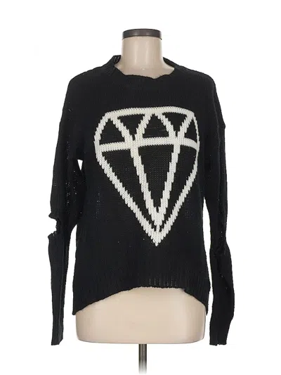 Pre-owned Forever 21 Pullover Sweater In Black