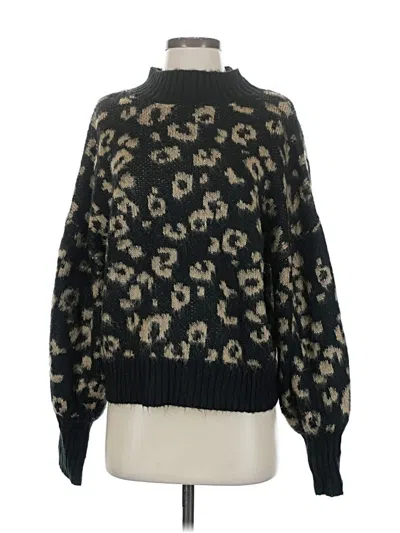 Pre-owned Forever 21 Pullover Sweater In Black