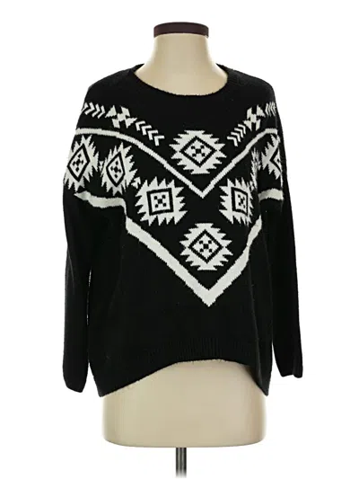 Pre-owned Forever 21 Pullover Sweater In Black