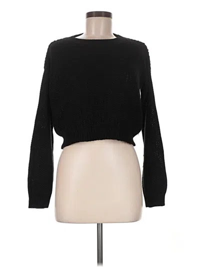 Pre-owned Forever 21 Pullover Sweater In Black