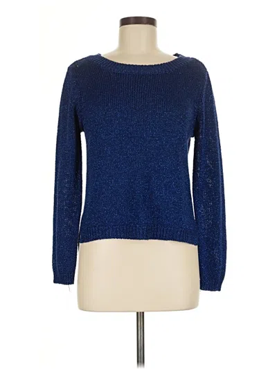 Pre-owned Forever 21 Pullover Sweater In Blue