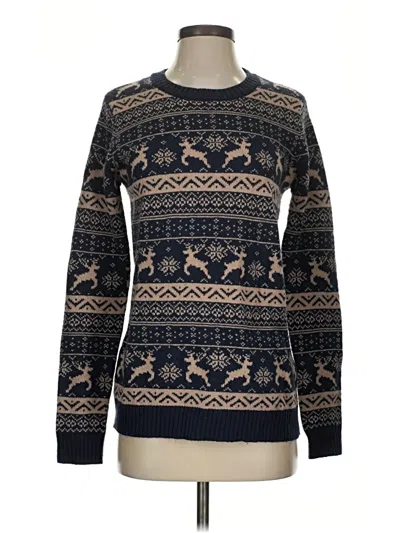 Pre-owned Forever 21 Pullover Sweater In Blue