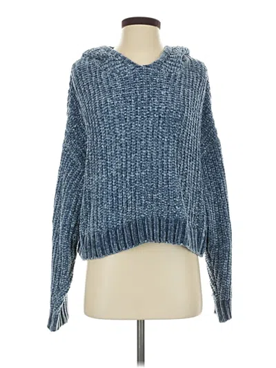 Pre-owned Forever 21 Pullover Sweater In Blue
